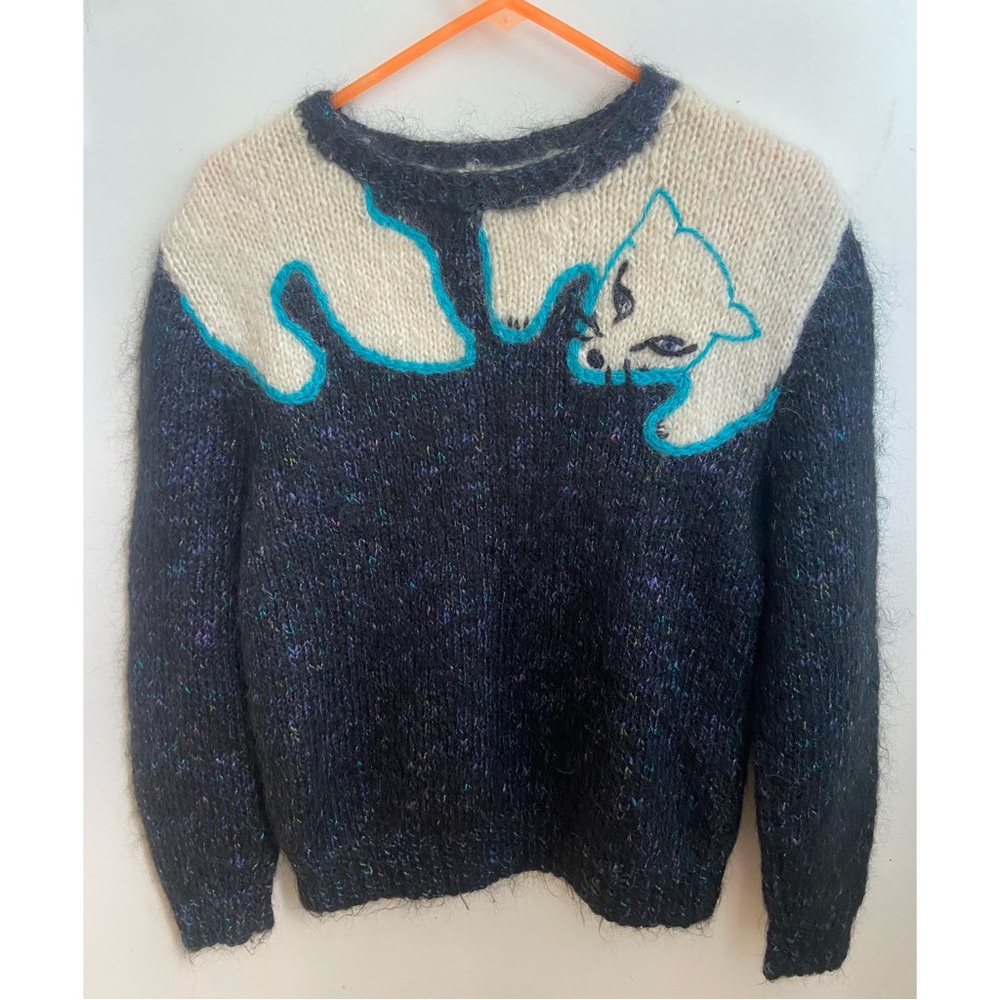 Vintage Wool & Angora Sweater Size M/L